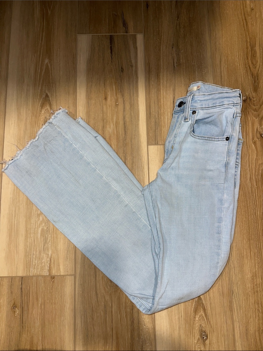 Levi's Light Blue Flare Leg Jeans